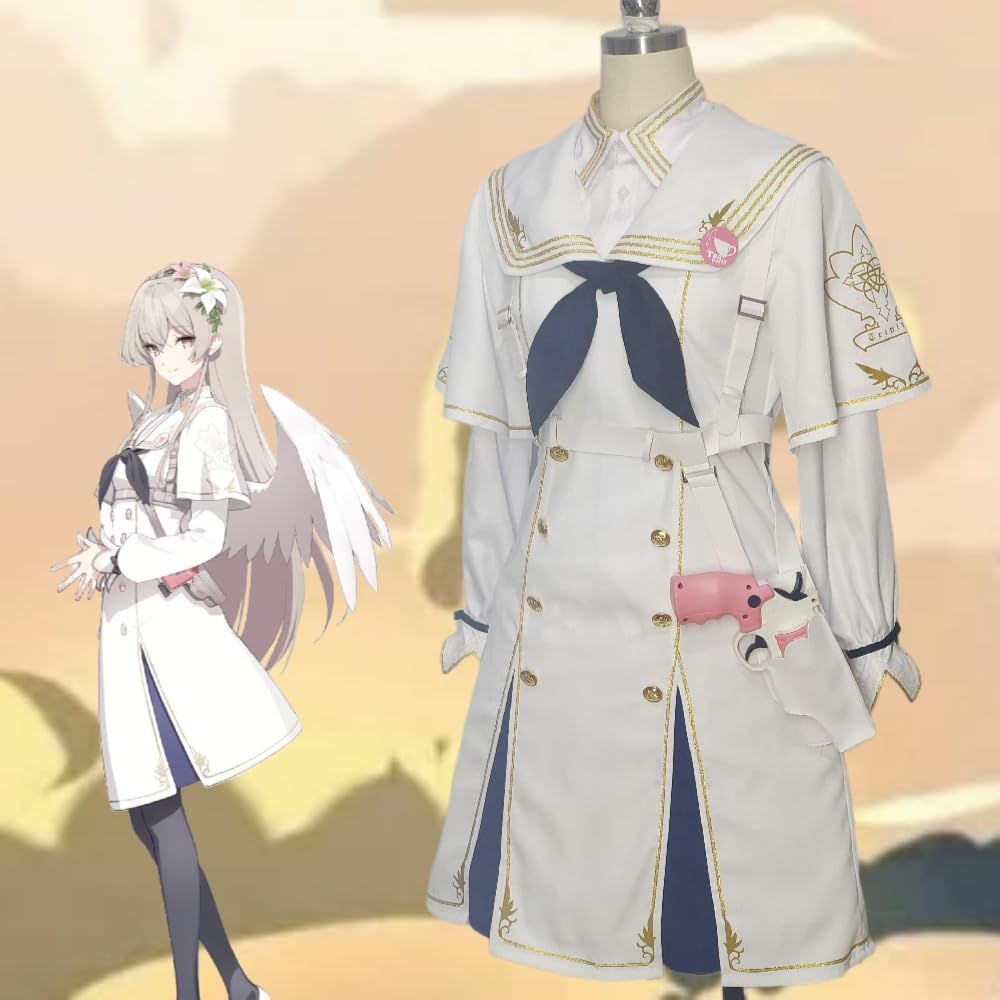 新品 [エルフ森林] 桐藤ナギサ コスプレ 衣装 ブルーアーカイブ セーラー服 全セットコスプレ用衣装 コスプレ コスチューム 仮装 cosplay 男性M