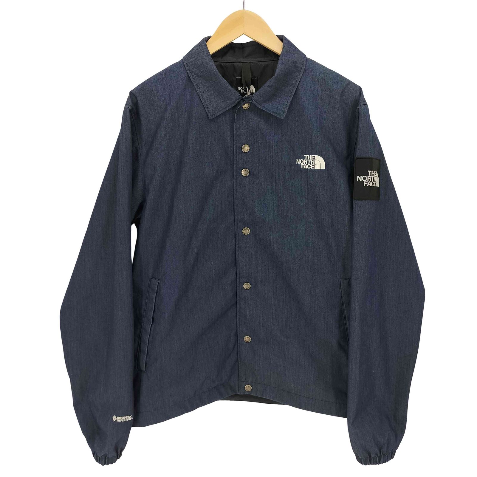 ザノースフェイス THE NORTH FACE GTX DENIM COACH JACKET ゴアテックス デニム コーチジャケット メンズ import：L