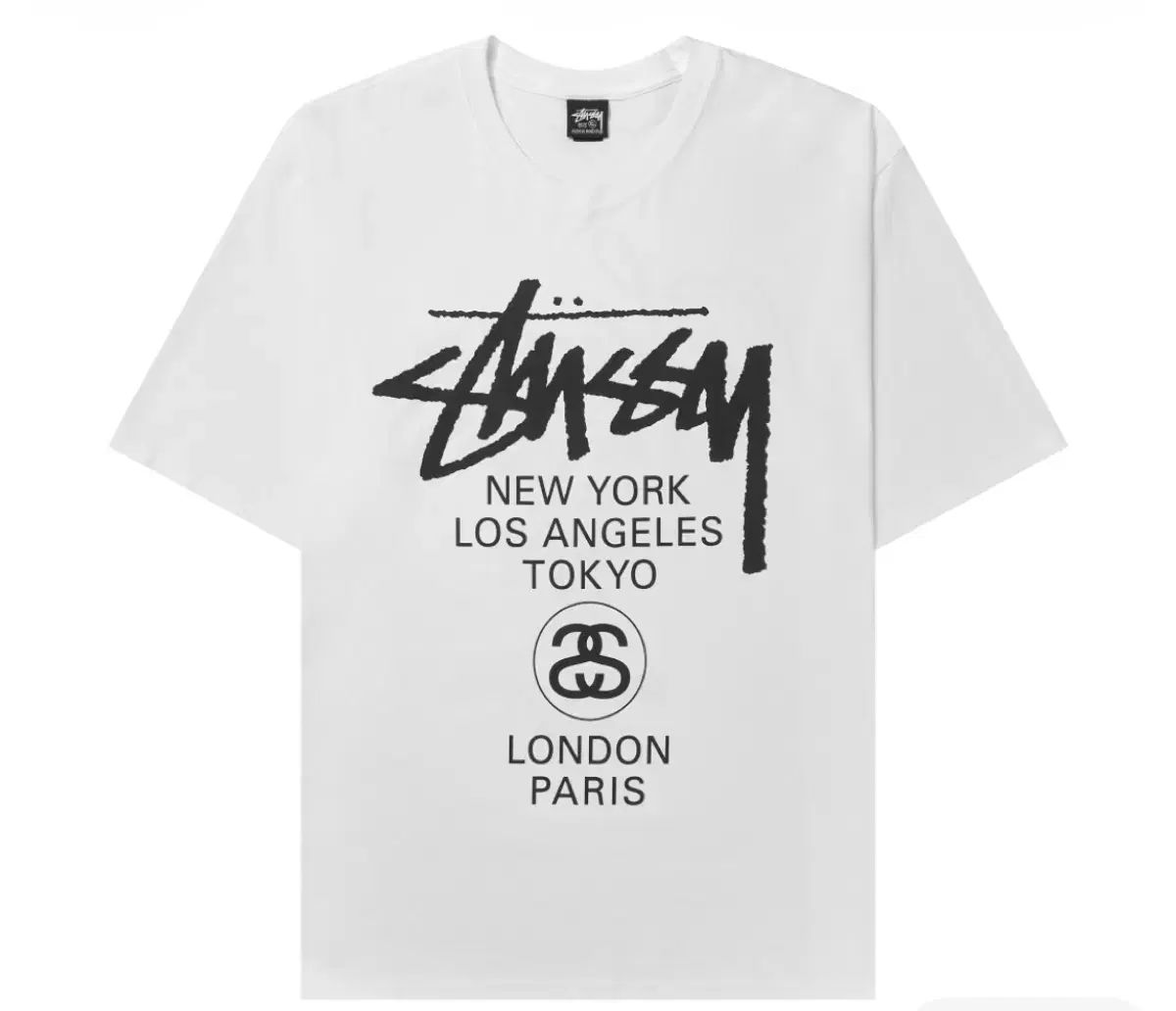 STUSSY WORLD TOUR Tシャツ 白 2025 XL