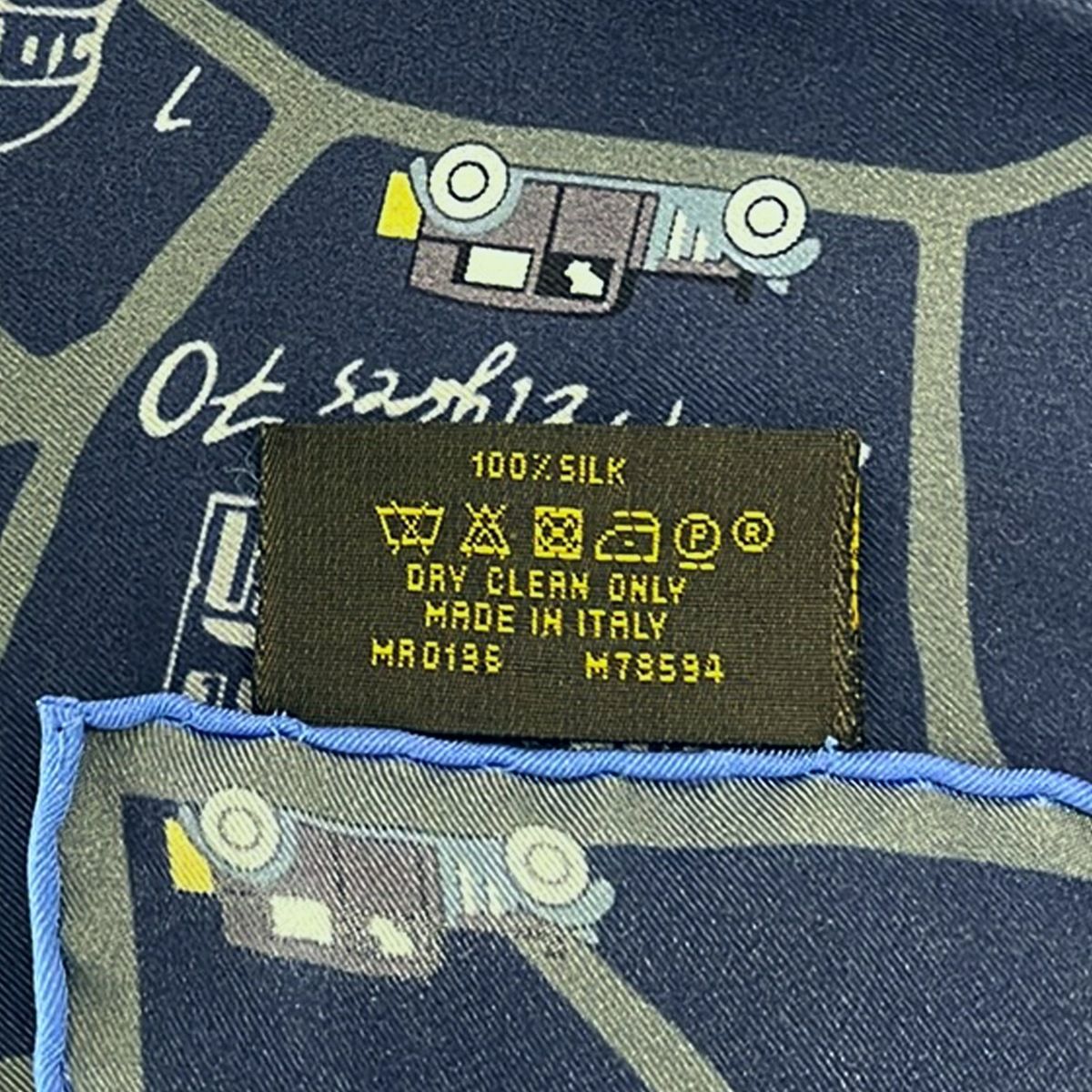 LOUIS VUITTON(ルイヴィトン) スカーフ美品 - M78594 ダークネイビー