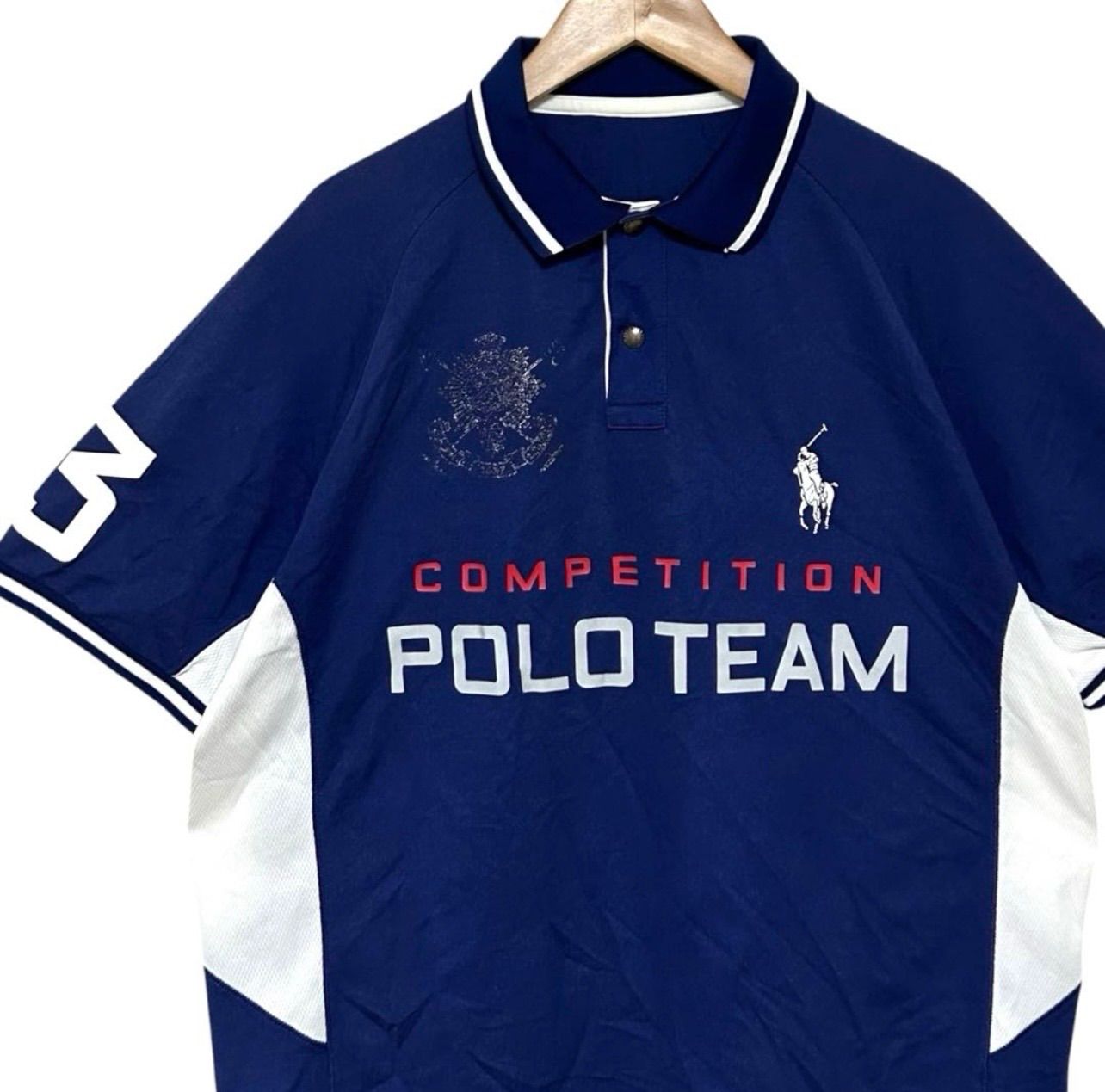 00s archive RALPH LAUREN TEAM ラルフローレン ビッグポニー 短丈 Y2K 
