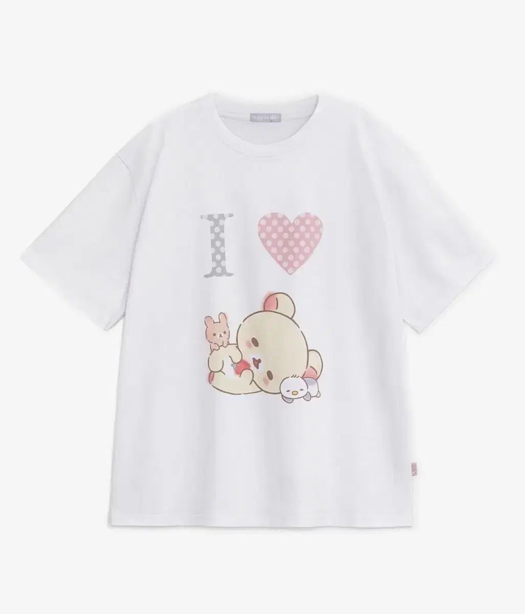 ハグユアースキン コリラックマ Tシャツ アイ ラブ コリラックマ T