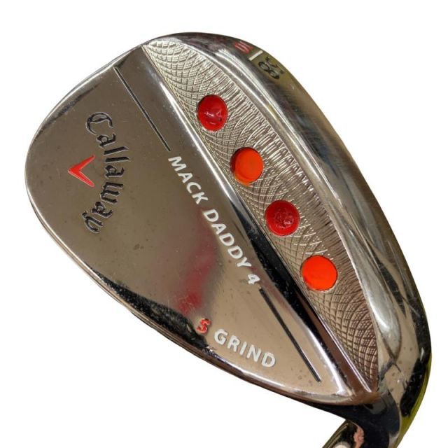 【中古】 キャロウェイ MACK DADDY 4 ロウ 58°/10°S USA ウェッジ WG Dynamic Gold TOUR ISSUE 115(レッド) (フレックスS) メンズ 男性用 右利き 右用 Cランク ゴルフクラブ