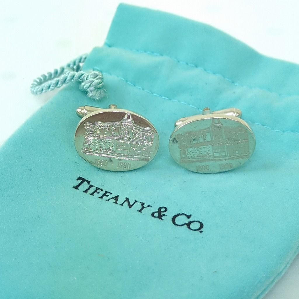 TIFFANY ティファニー シルバー カフリンクス メンズ - メルカリ
