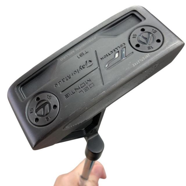【中古】 テーラーメイド TP COLLECTION BLACK DEL MONTE TB1 33インチ パター PT スチール (フレックスその他) メンズ 男性用 右利き 右用 Cランク ゴルフクラブ