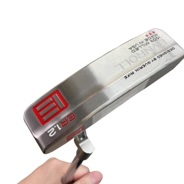 【中古】 EVNROLL EVNROLL ER1.2 34インチ(ピストルグリップ黒) パター PT スチール (フレックスその他) メンズ 男性用 右利き 右用 Cランク ゴルフクラブ