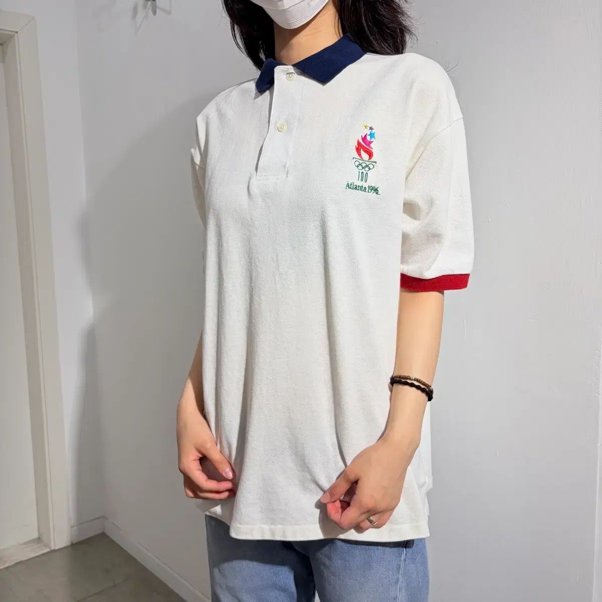 1996 アトランタ オリンピック 90s ハーネス 半袖 PK Tシャツ