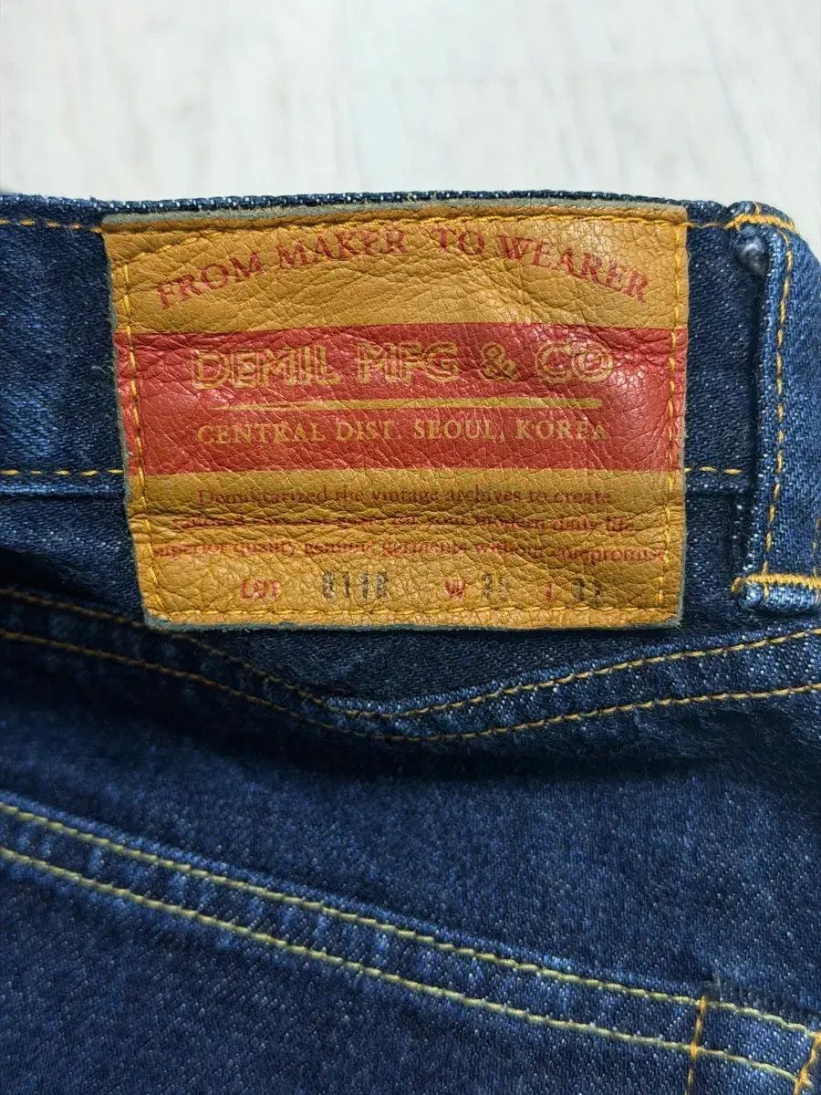 DEMIL 011R セルビッジ デニム W30 L32 18,194円