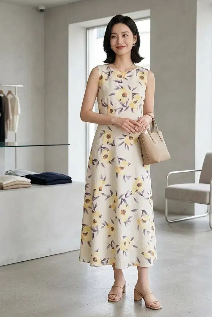BCBG リネン ONE PIECE