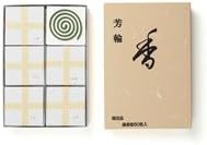 Incense Horin 渦巻型 徳用品60枚入り 6種類の香り Shoyeido Nijo 元禄 白川 堀川 室町 天平 Sandalwood Agarwo