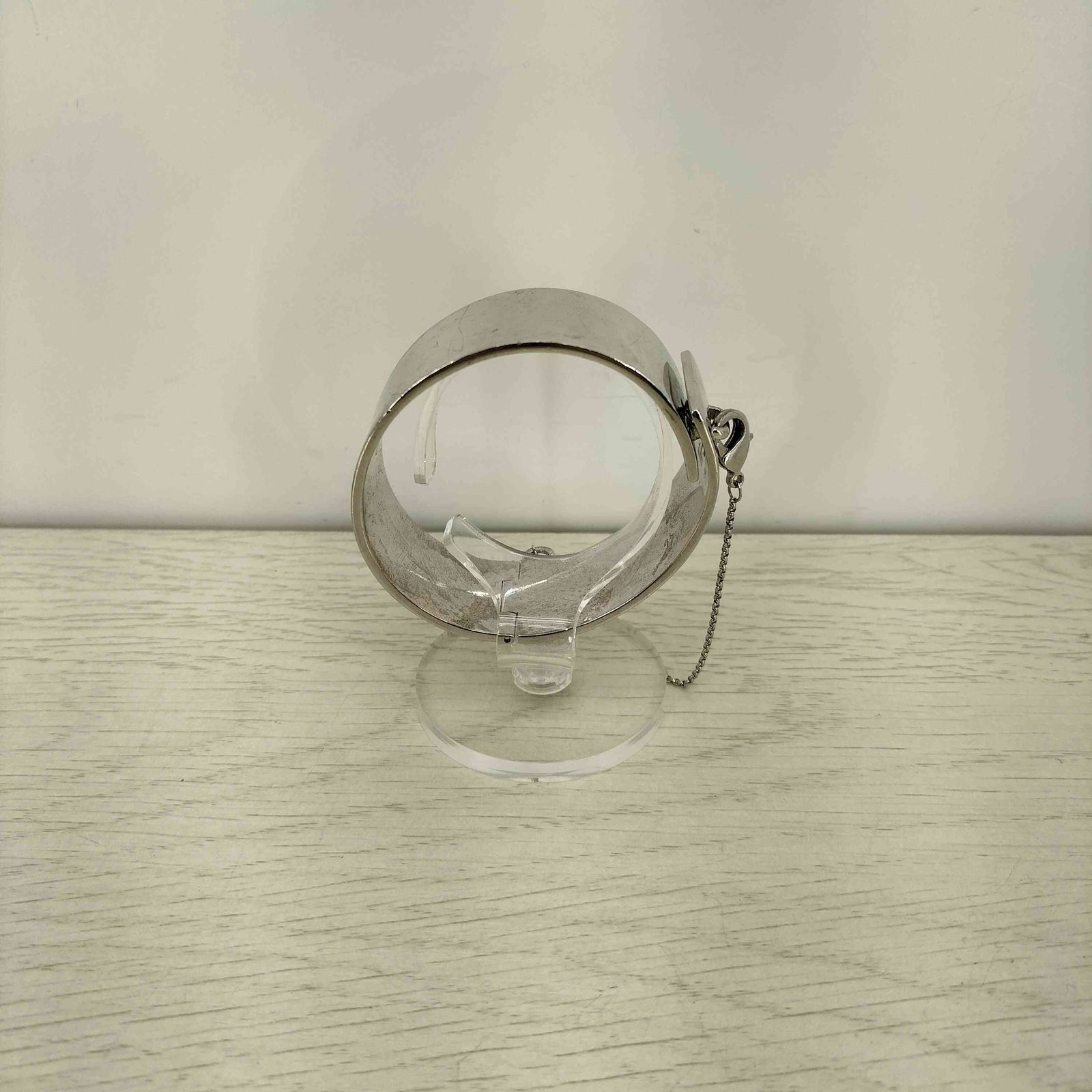 ユーズドフルギ USED古着 EDDIE BORGO チェーン付き シルバー バングル 