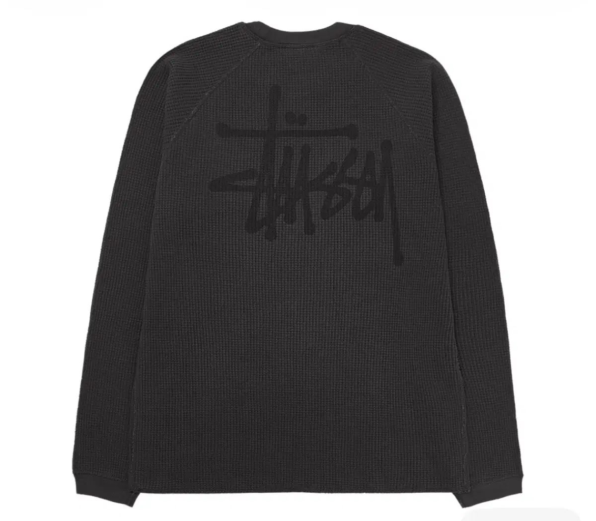 STUSSY ステューシー ワッフル ラグラン サーマル ロングスリーブ ブラック L 10,984円