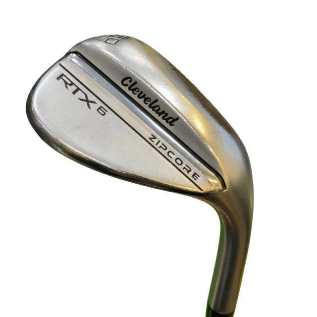 【中古】 クリーブランド Cleveland RTX-6 ZIPCORE ツアーサテン 60°/06° LOW ウェッジ WG Dynamic Gold (フレックスS) メンズ 男性用 右利き 右用 Cランク ゴルフクラブ