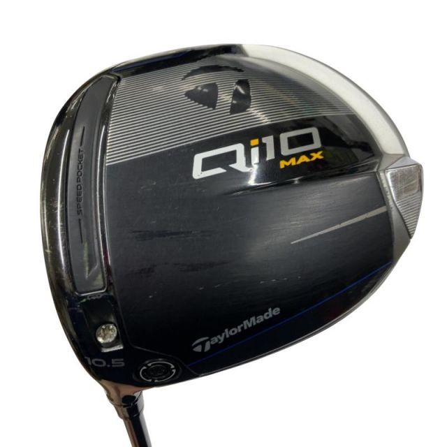 【中古】 テーラーメイド Qi10 MAX 10.5° レフティ ドライバー DR Diamana BLUE TM50(Qi10 DR) (フレックスS) メンズ 男性用 左利き レフティ 左用 Cランク ゴルフクラブ