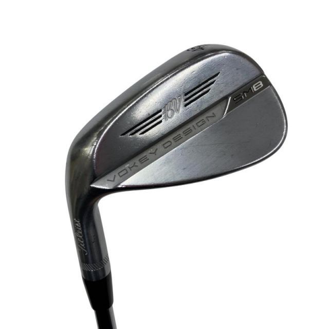 【中古】 タイトリスト VOKEY SPIN MILLED SM8 ツアークロム 46°/10°F レフティ ウェッジ WG NS PRO MODUS3 TOUR105 (フレックスS) メンズ 男性用 左利き レフティ 左用 Cランク ゴルフクラブ