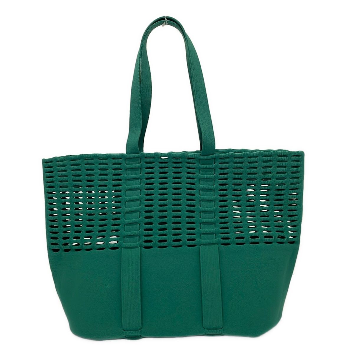GOODGOODSISSEYMIYAKE(グッドグッズイッセイミヤケ) トートバッグ新品同様 MOKKO TOTE GG43-AG182-62 グリーン