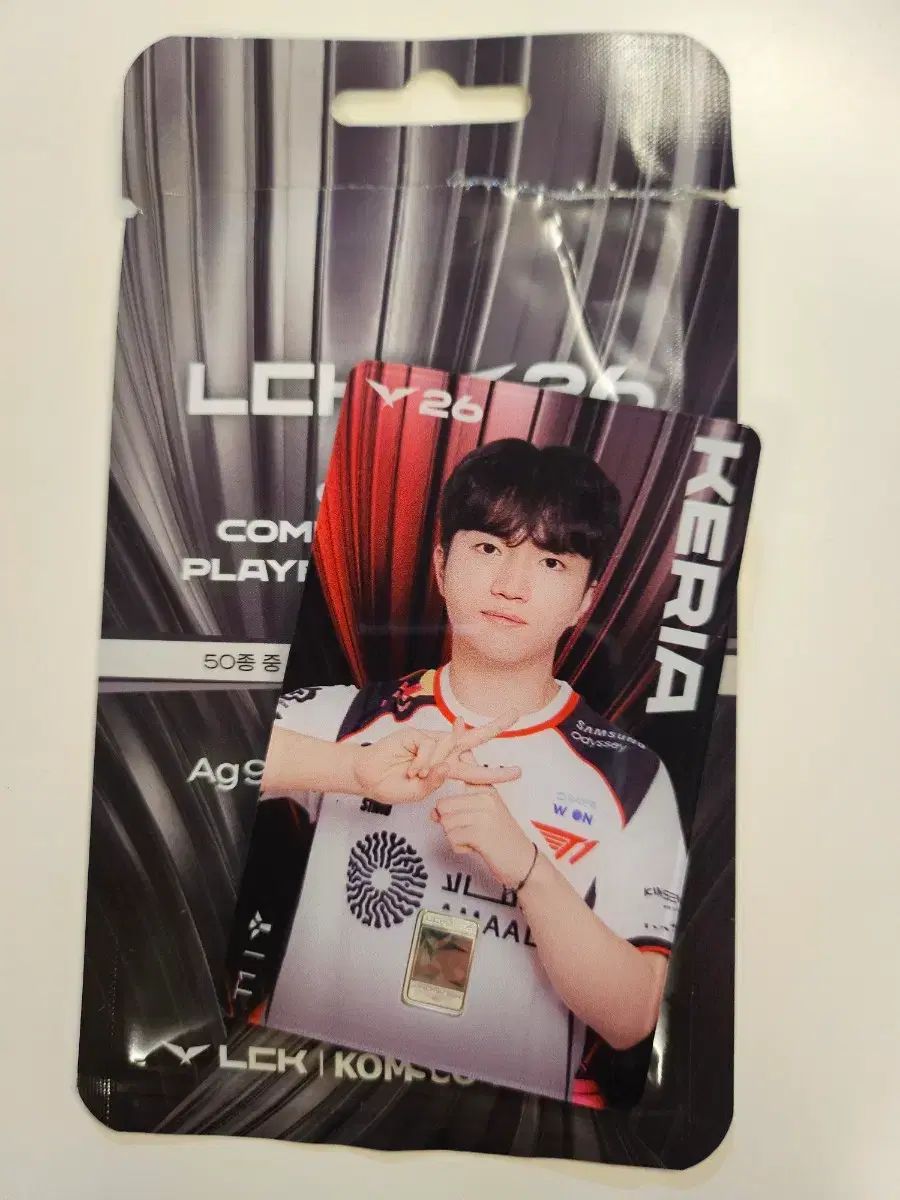 LCK2026 T1 ケリア シルバーカード 造幣局
