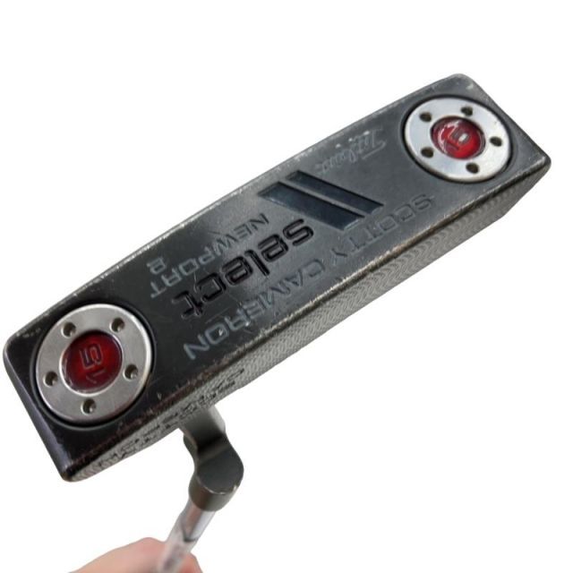 【中古】 タイトリスト SCOTTY CAMERON select NEWPORT 2 34インチ パター PT スチール (フレックスその他) メンズ 男性用 右利き 右用 Cランク ゴルフクラブ