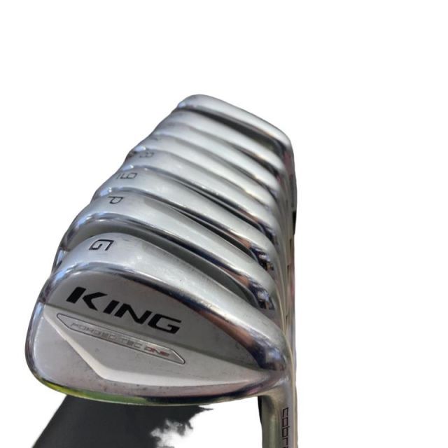 【中古】 コブラ KING FORGED TEC ONE LENGTH(2019) 8S アイアンセット IR 純正特注シャフト (フレックスS) メンズ 男性用 右利き 右用 Cランク ゴルフクラブ