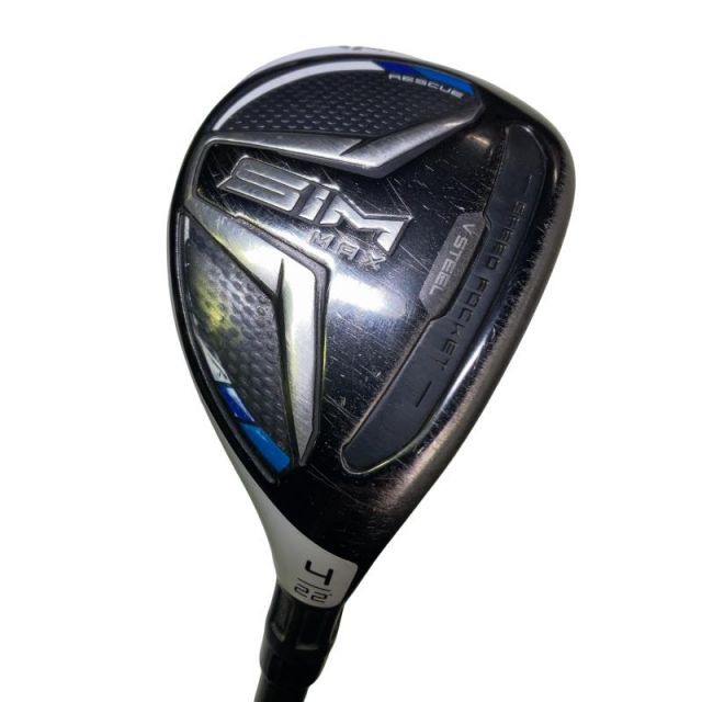 【中古】 テーラーメイド SIM MAX U4 ユーティリティ UT 純正特注シャフト (フレックスS) メンズ 男性用 右利き 右用 Cランク ゴルフクラブ