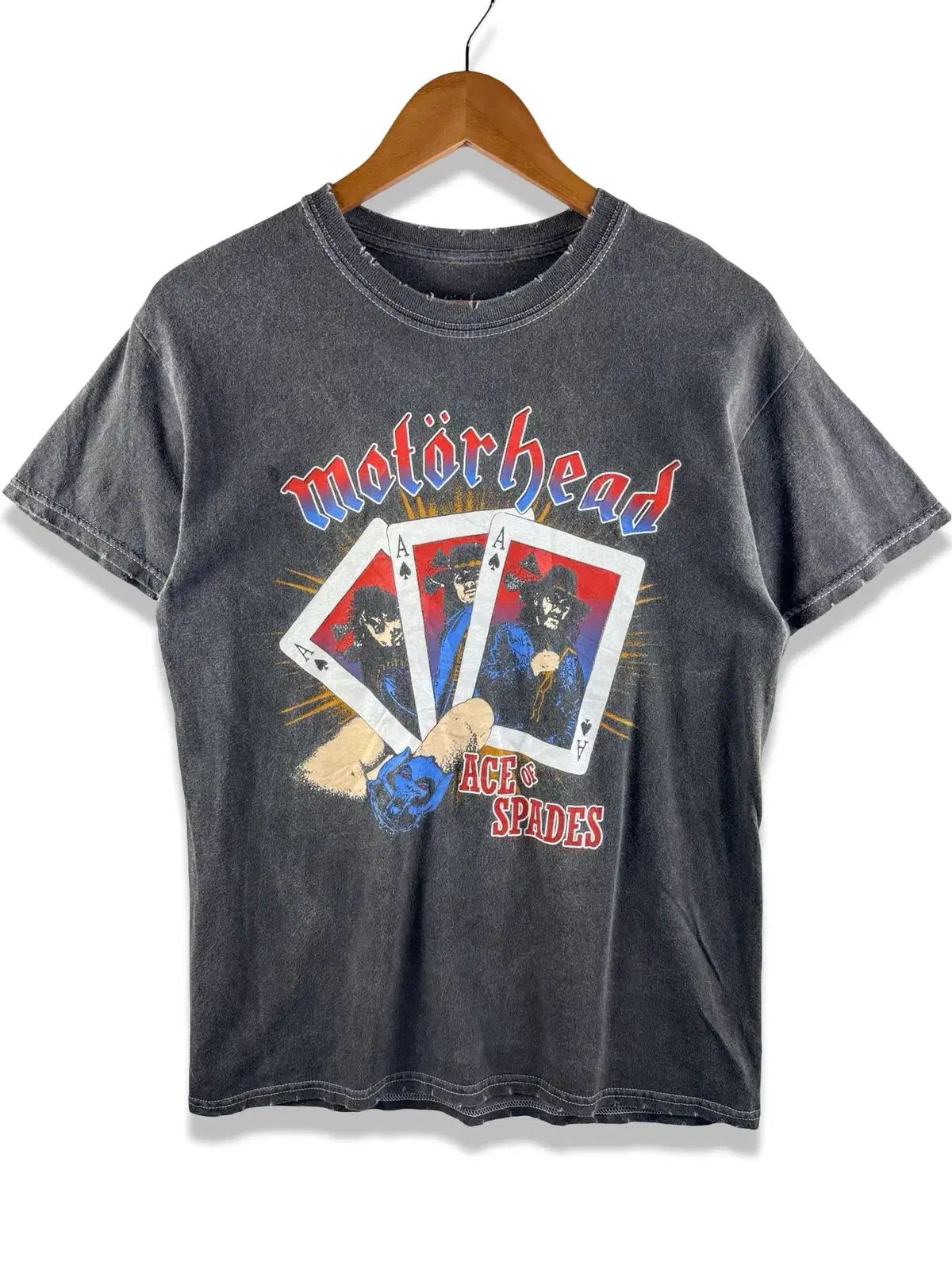 MOTORHEAD スペード エース ダメージ Tシャツ 3674