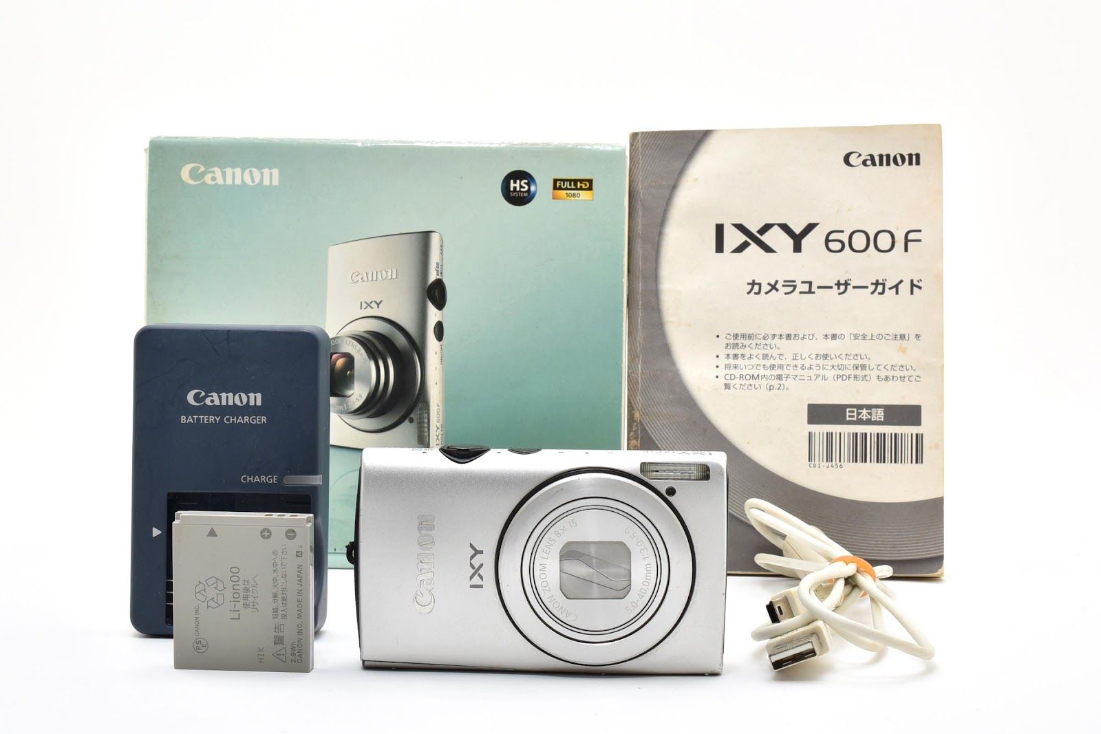 Canon IXY 600F シルバー コンパクトデジタルカメラ 動作未確認 CANON