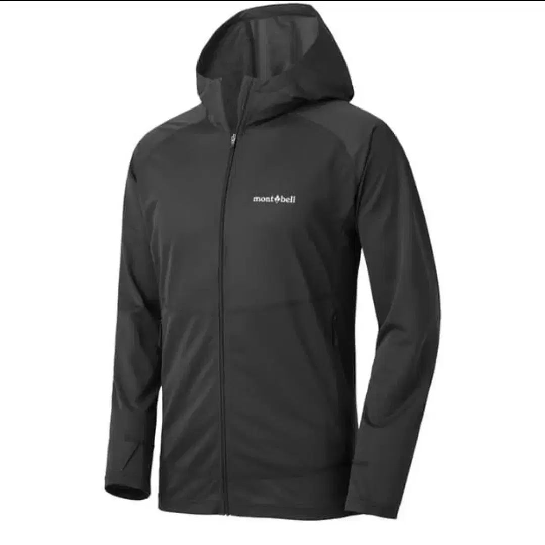 モンベル ジャパン クール パーカ メンズ 100 ブラック (サン フーディ) ランニング 釣り SAN 登山