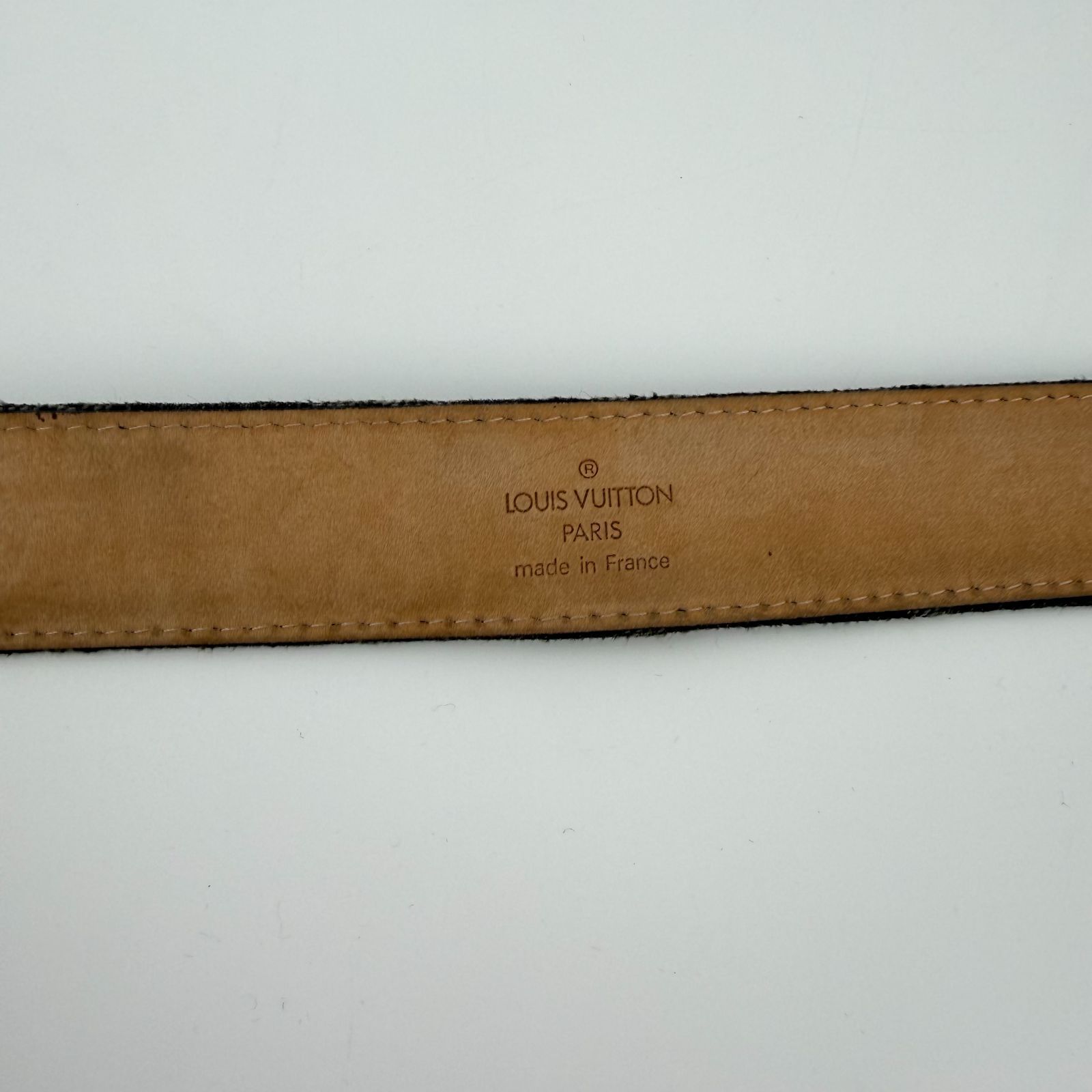 中古】LOUIS VUITTON ルイヴィトン モノグラム デニム サンチュール