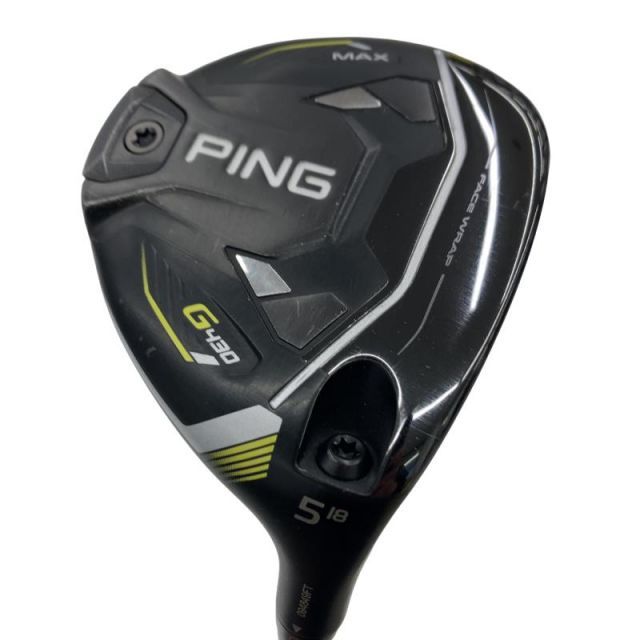【中古】 ピン G430 MAX 5W フェアウェイウッド FW ALTA J CB BLACK(FW) (フレックスSR) メンズ 男性用 右利き 右用 Cランク ゴルフクラブ