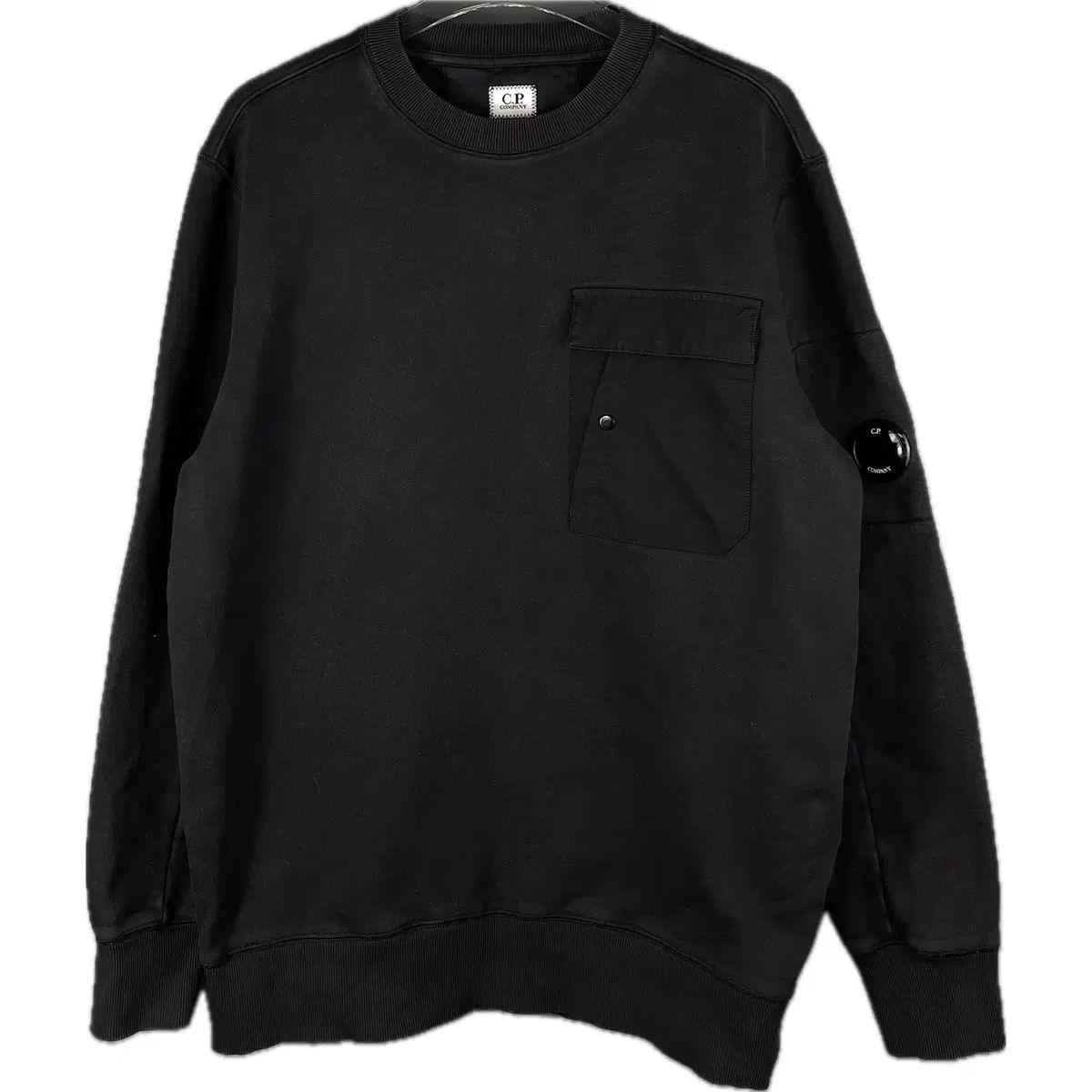 C.P. COMPANY シーピーカンパニー レンズ スウェット ブラック