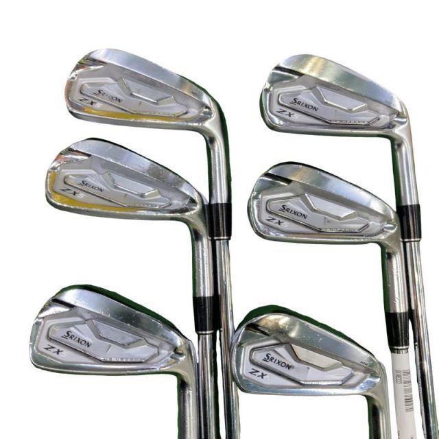 【中古】 ダンロップ SRIXON ZX5 Mk II 6S アイアンセット IR NS PRO 950GH neo DST (フレックスS) メンズ 男性用 右利き 右用 Cランク ゴルフクラブ