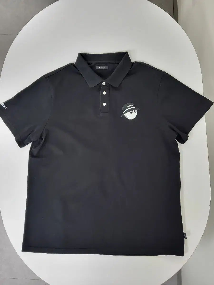 マルボンゴルフ ブラック 半袖 ポロTシャツ
