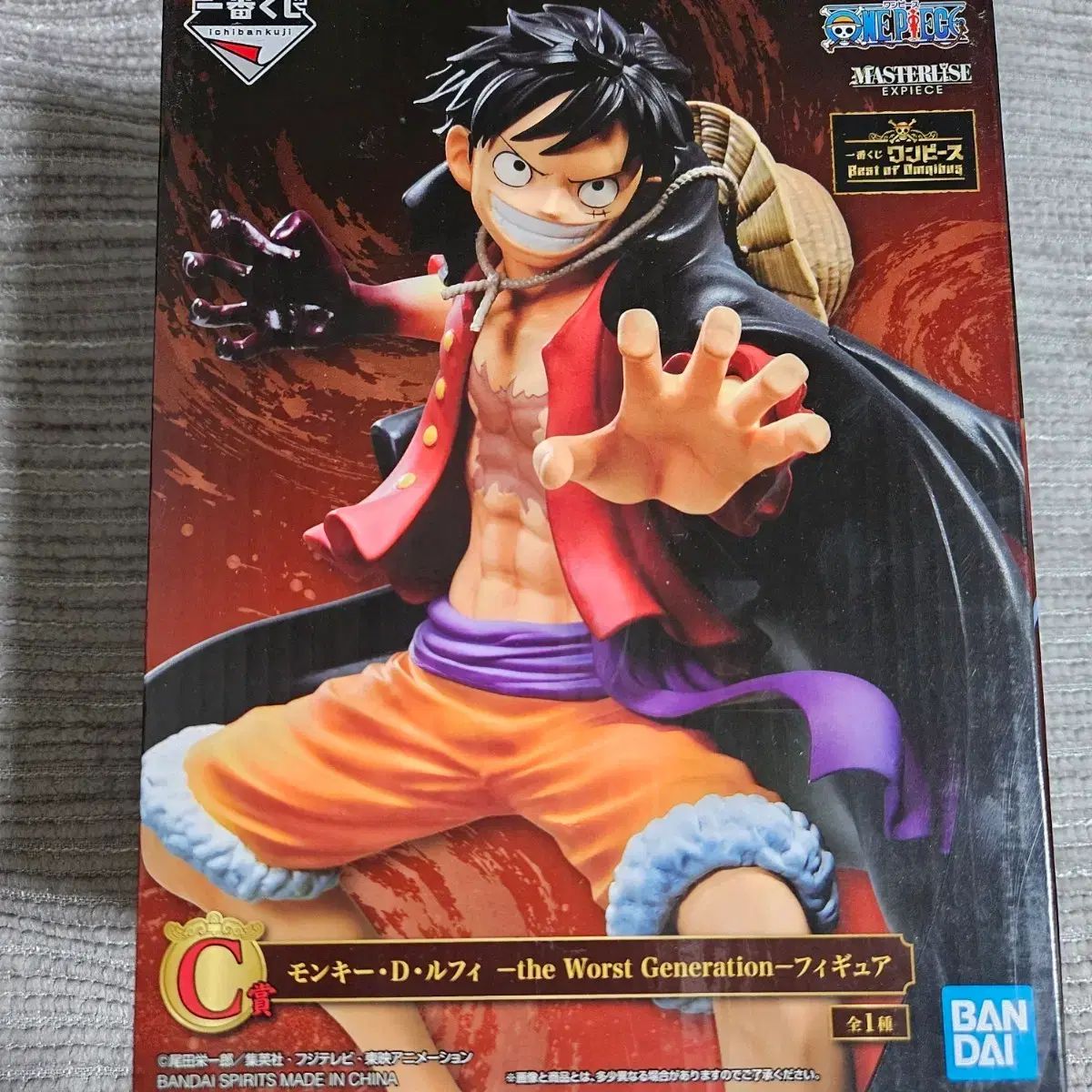 一番くじ COOGI(クージー) ONE PIECE C賞 モンキー・D・ルフィ(ルフィ) フィギュア