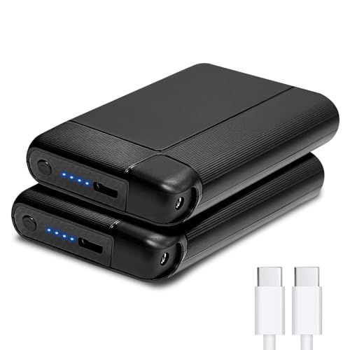 足温器専用バッテリー 5V 2.1A 8000mAh PSE認証取得済 DC出力 Type-C入力ポート 残量表示 電熱グローブ 電熱マフラー?電熱ソックスなどに適用 機内持ち込み可能 持ち運び便利 充電ケーブル付き(沖縄・離島の方不可) 973982ef
