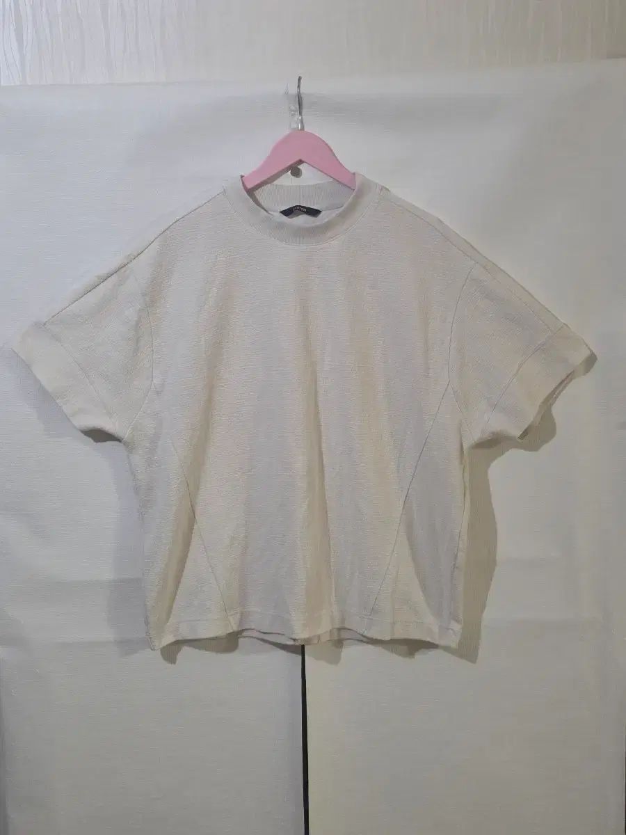 正規品 SYSTEM クロップド 半袖 Tシャツ 105 ベージュ