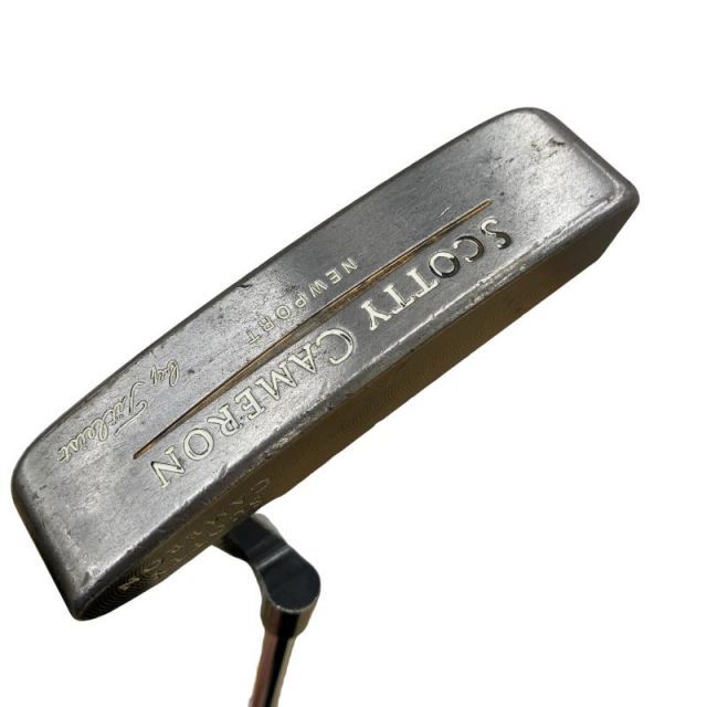 【中古】 タイトリスト SCOTTY CAMERON NEWPORT(ガンブルー) パター PT Micro Step (フレックスその他) メンズ 男性用 右利き 右用 Dランク ゴルフクラブ