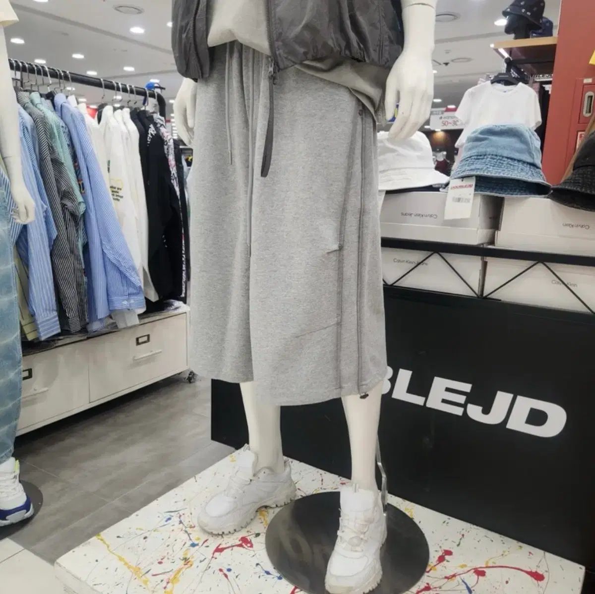 LINEウォッシュ バミューダ パンツ ユニセックス
