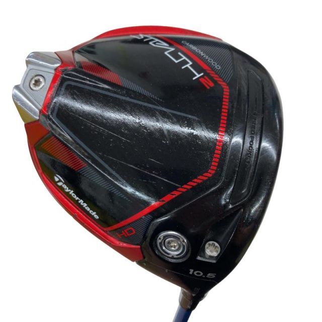 【中古】 テーラーメイド STEALTH2 HD 10.5° ドライバー DR 純正特注シャフト (フレックスS) メンズ 男性用 右利き 右用 Cランク ゴルフクラブ