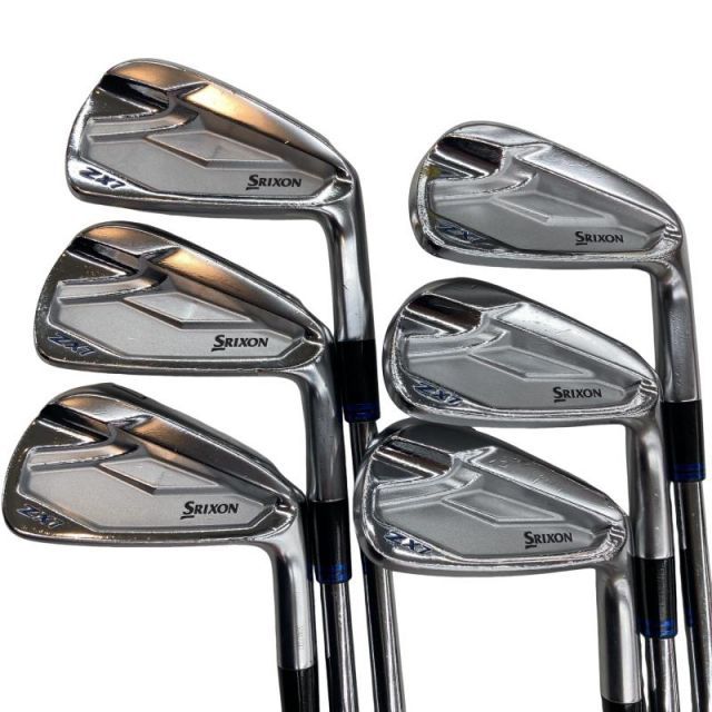 中古】 ダンロップ SRIXON ZX7 限定(ブルー) 6S アイアンセット IR NS