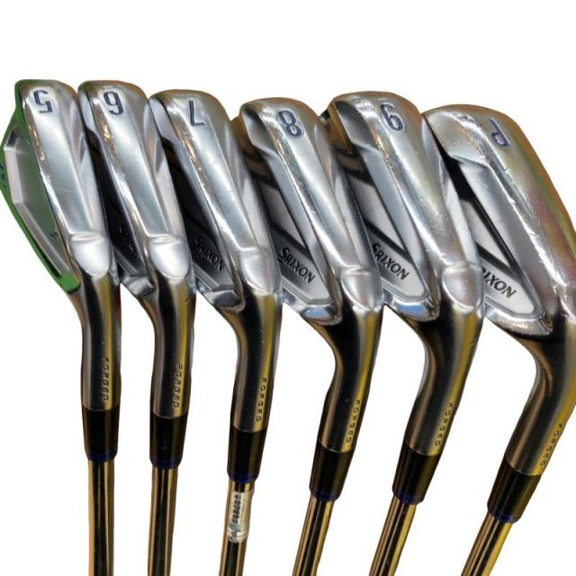 中古】 ダンロップ SRIXON ZX7 限定(ブルー) 6S アイアンセット IR NS