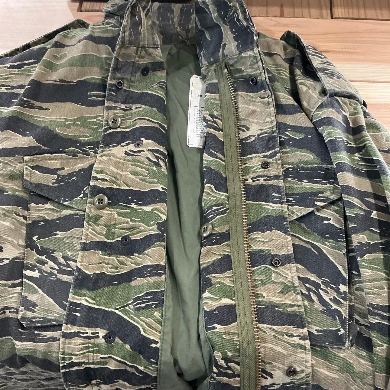 00s USARMY M65 Field Jacket Tiger Stripe Camouflage 米軍