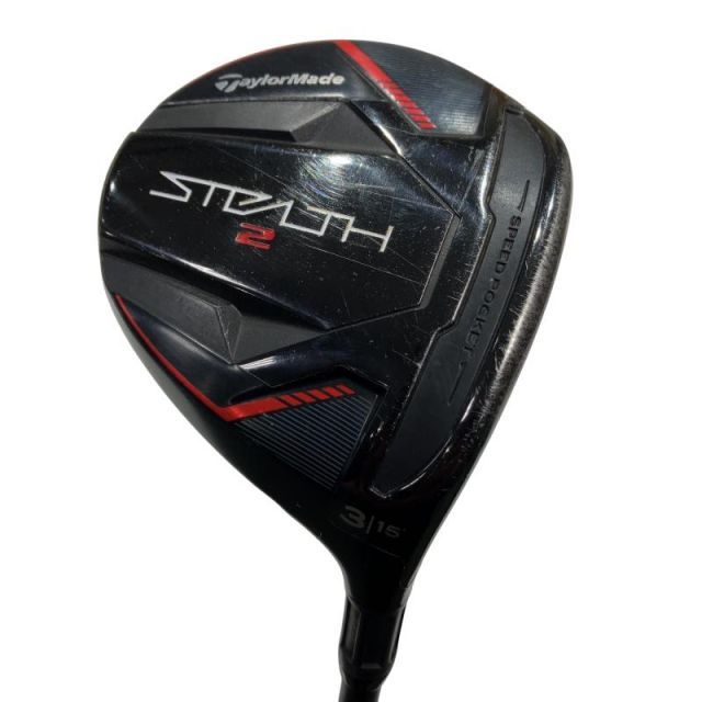 【中古】 テーラーメイド STEALTH2 3W フェアウェイウッド FW リシャフト (フレックスその他) メンズ 男性用 右利き 右用 Cランク ゴルフクラブ