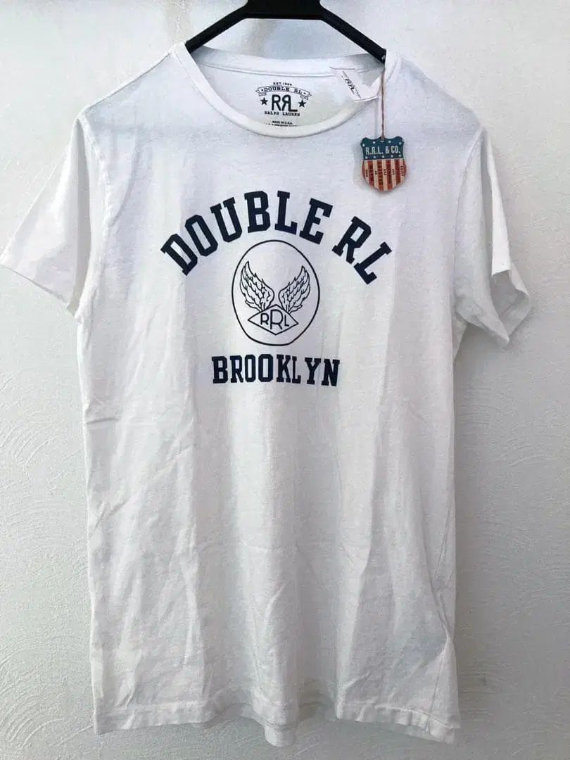 RRL ブルックリン ウィング ロゴ グラフィック Tシャツ
