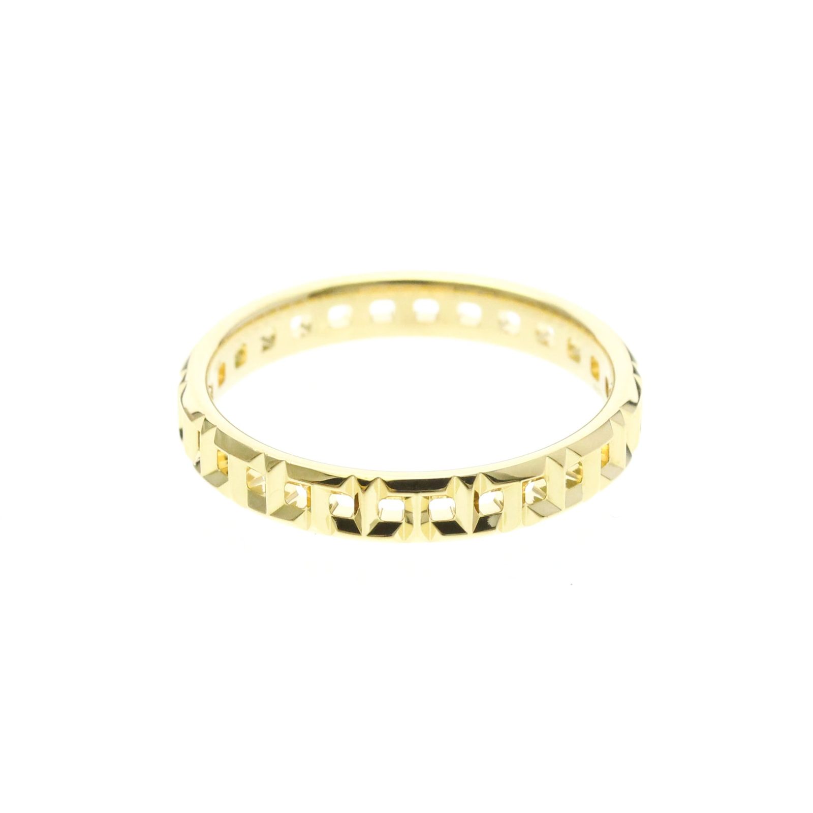 ティファニー (TIFFANY) T トゥルー ナロー リング K18イエロー