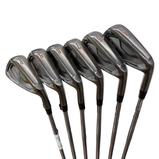 【中古】 ダンロップ SRIXON ZX7 Mk II ブラッククロム 7S アイアンセット IR 純正特注シャフト (フレックスS) メンズ 男性用 右利き 右用 Cランク ゴルフクラブ