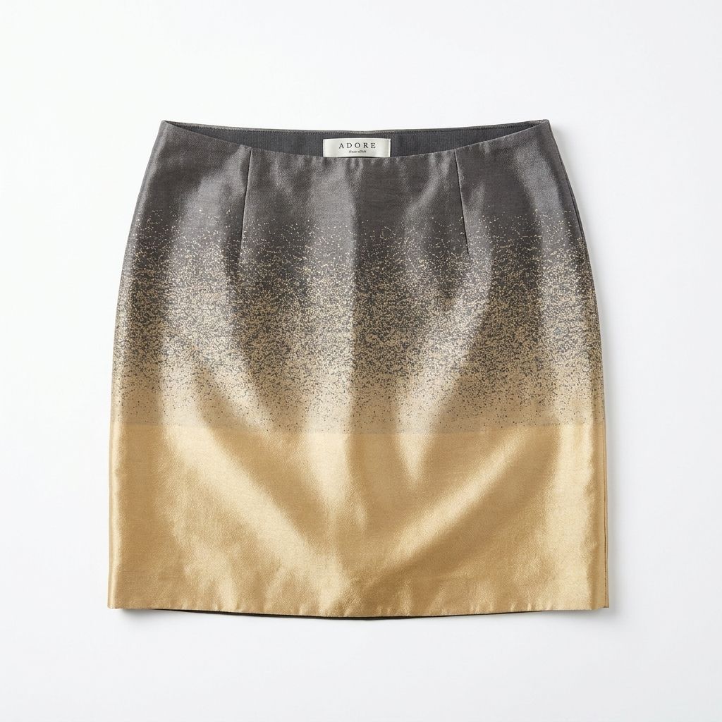 ADORE アドーア グラデーション ミニスカート グレー系