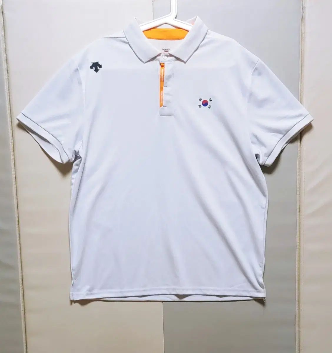 3XL デサント 韓国国家代表 半袖Tシャツ 白 397