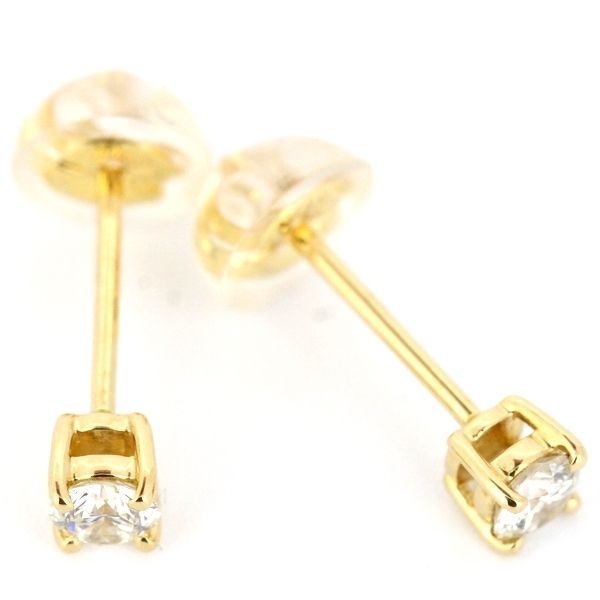 WISP ウィスプ ダイヤモンド ピアス 0.10ct×2 K18YG - メルカリ