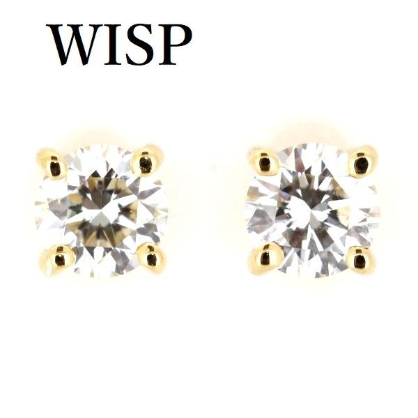 WISP ウィスプ ダイヤモンド ピアス 0.10ct×2 K18YG 26,650円