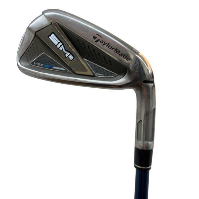 【中古】 テーラーメイド SIM2 MAX 5S アイアンセット IR TENSEI BLUE TM60(SIM2 IR) (フレックスS) メンズ 男性用 右利き 右用 Cランク ゴルフクラブ